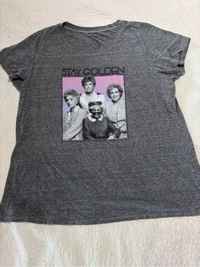 Stay Golden Graphic Tee - Golden Girls  Womens Short Sleeve Top size 3X